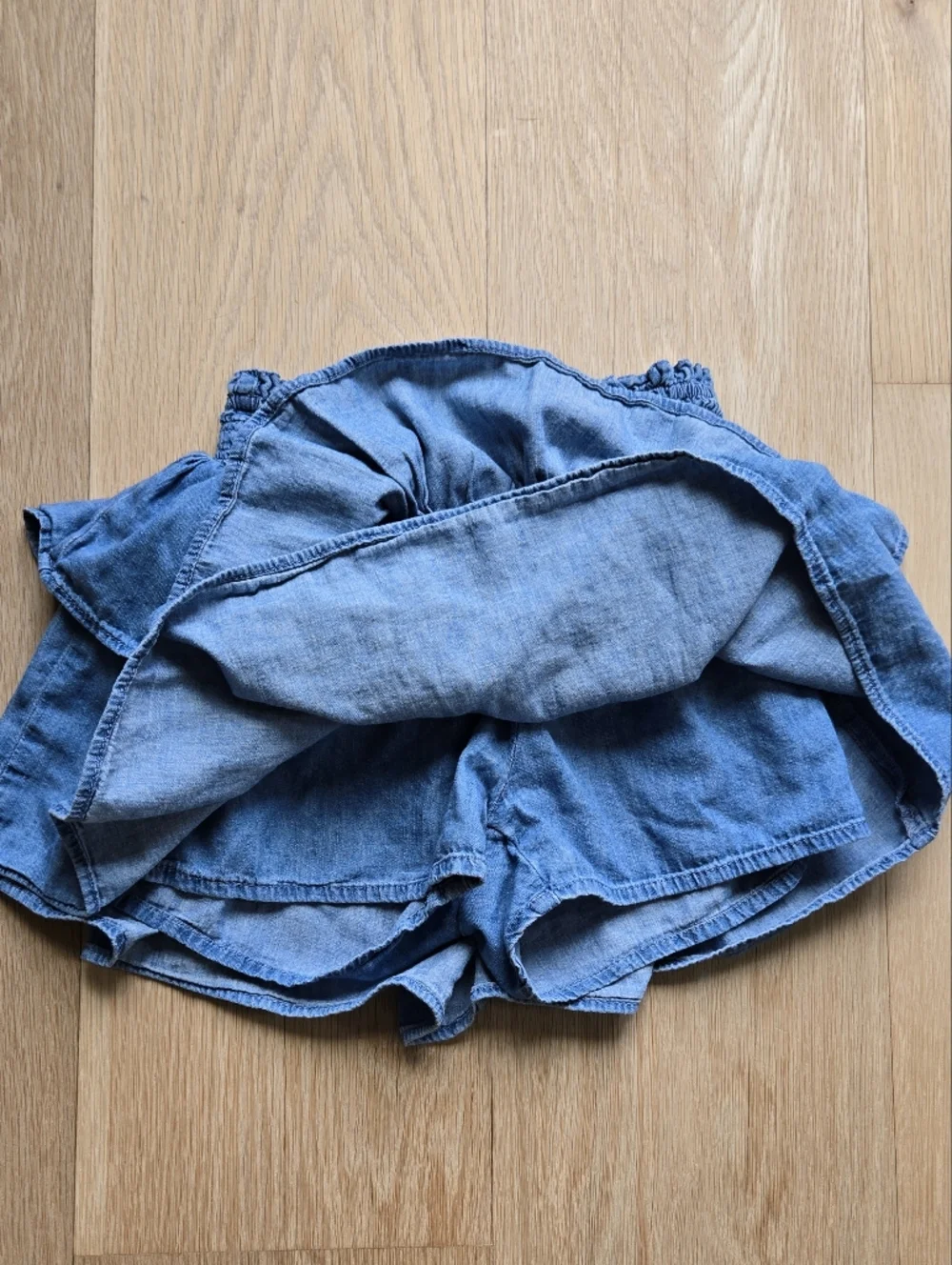 GAP Kids Denim Ruffle Skort